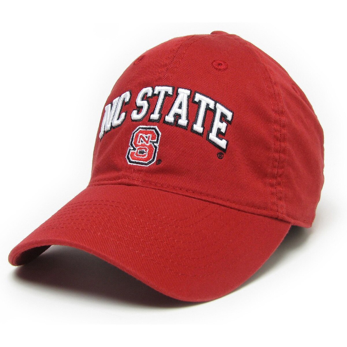 Hat - Red Twill - NC State Arch Ove